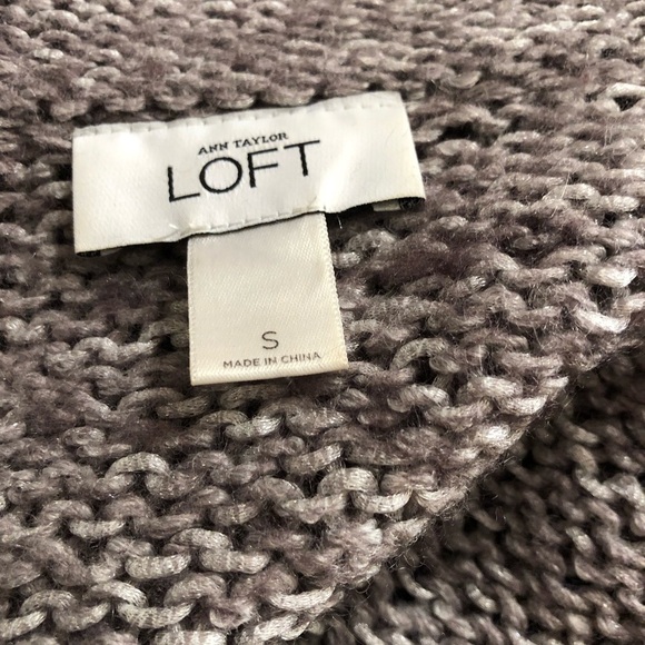 Ann Taylor Loft Light Brown/Cream Open Cardigan Sz S EUC - Picture 5 of 7